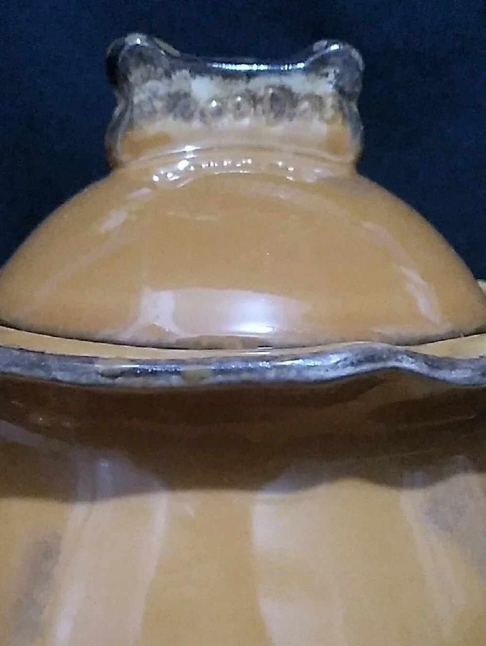 Carmel Ceramica Dog Treat Jar in 